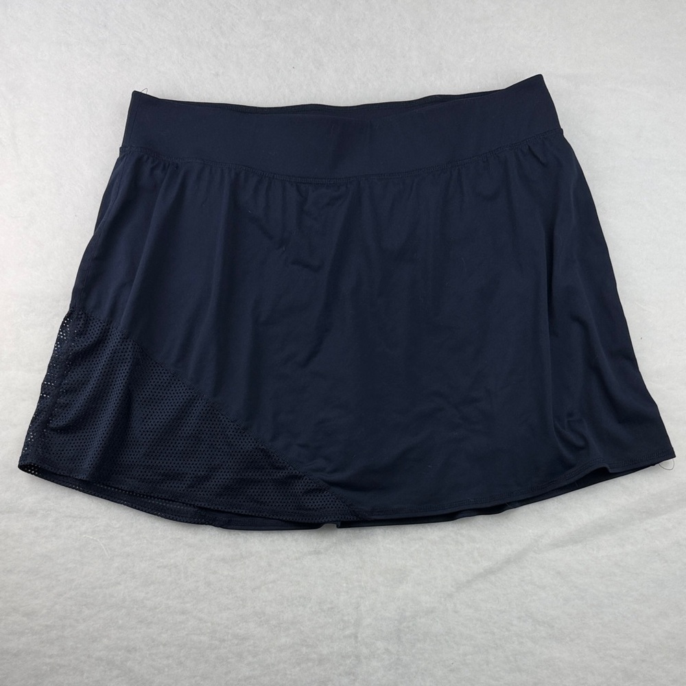 Livi Active Navy Athletic/Swim Skort with Mesh Panel